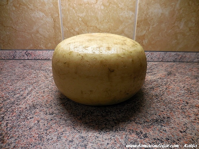 Tomme s kůrkou omývanou zeleným čajem